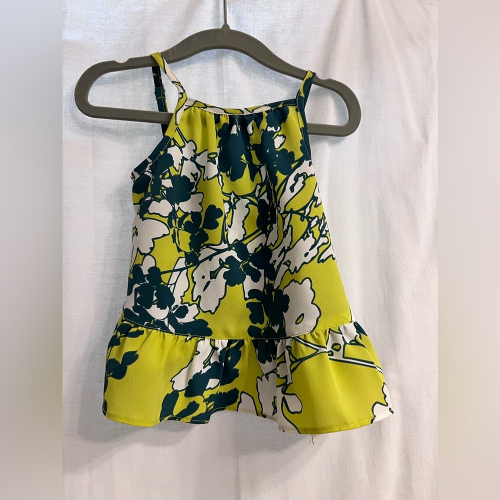 NWT MANUHEALII KEIKI TOP LILY JAMES SIZE SMALL MAIDENHAIR FERN PRINT